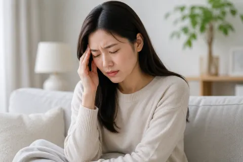 눈앞에 번쩍이는 빛과 검은 점이 갑자기 늘었다면, 망막박리 신호일 수 있다