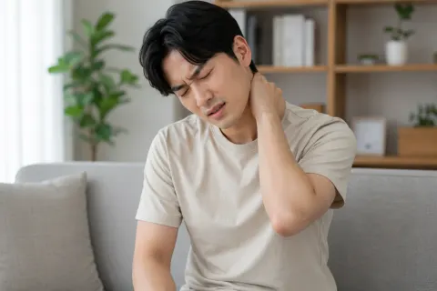 목 통증과 함께 팔까지 저리다면, 단순 근육통 아닌 경추 신경 압박 의심해야
