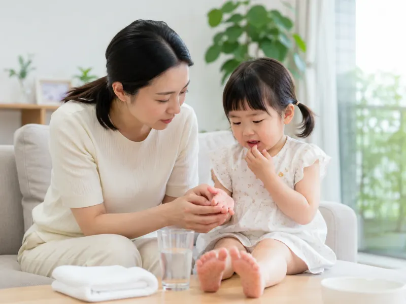 아이 입안 수포와 손발 발진, 여름철 수족구병 빠르게 늘었다