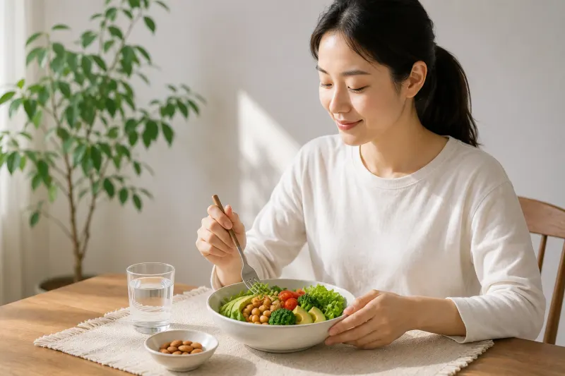 채소 많이 먹는데 배가 더부룩하다면, 식이섬유 늘리는 속도부터 점검해야