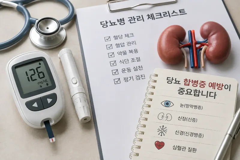 당뇨병 환자 10명 중 2명 응급실 방문, 혈압·콩팥 기능이 경고 신호