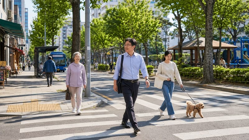 운동할 시간이 없다면 주목, 걷기 쉬운 동네가 하루 활동량 바꾼다