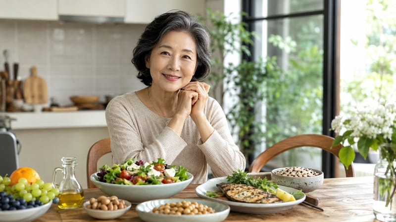 50대 이후 식단, 마음 건강에도 영향 지중해식 식단과 심리적 웰빙 연관