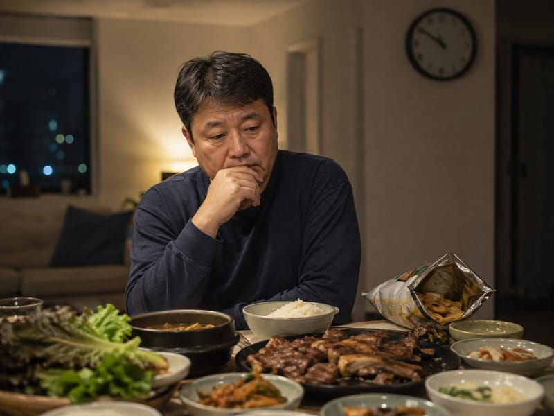저녁에 하루 열량 절반 몰아먹는 식사, 대사증후군 위험 높게 나타났다