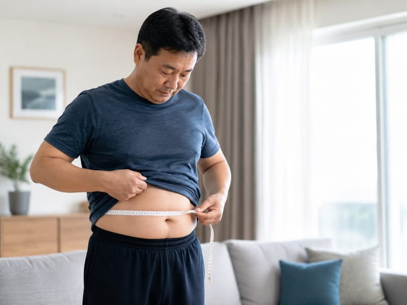 체중 정상인데 배만 나왔다면 안심 금물, 허리둘레가 심혈관 위험 더 잘 드러냈다