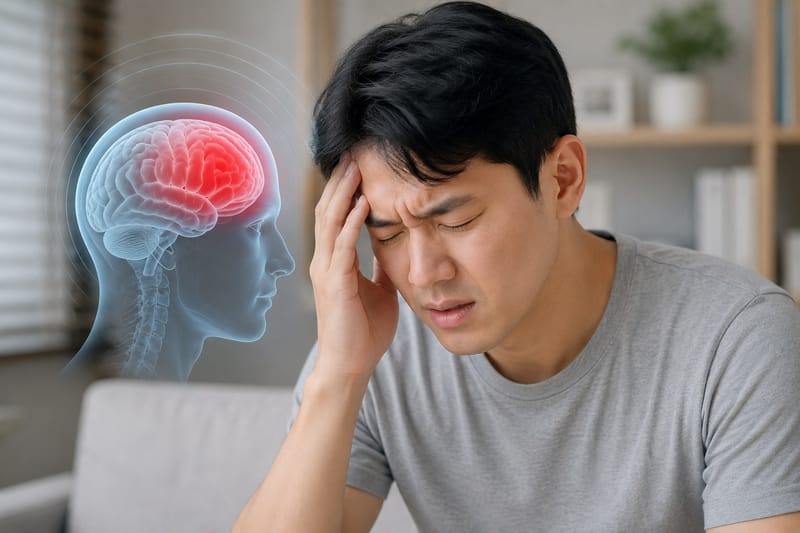 머리 부딪힌 뒤 멀쩡해 보여도 안심 금물, 가벼운 뇌손상 후유증 살펴야
