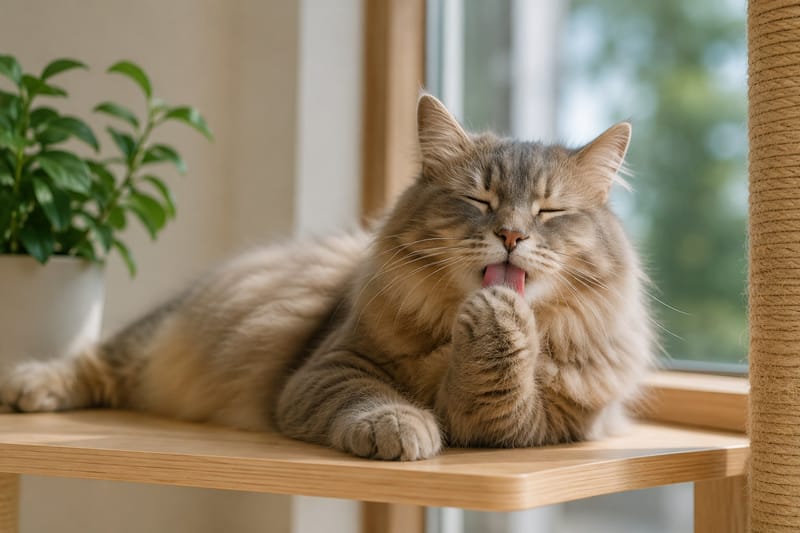 고양이 헤어볼 자주 토한다면, 단순 그루밍 문제 아닐 수 있다
