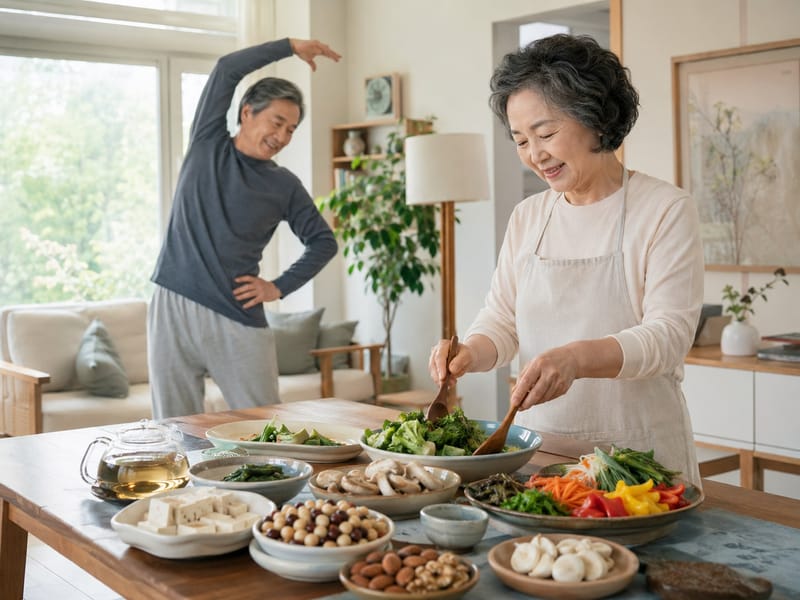 항염 식단에 규칙적인 운동 더했더니, 노년층 사망위험 27% 낮은 연관