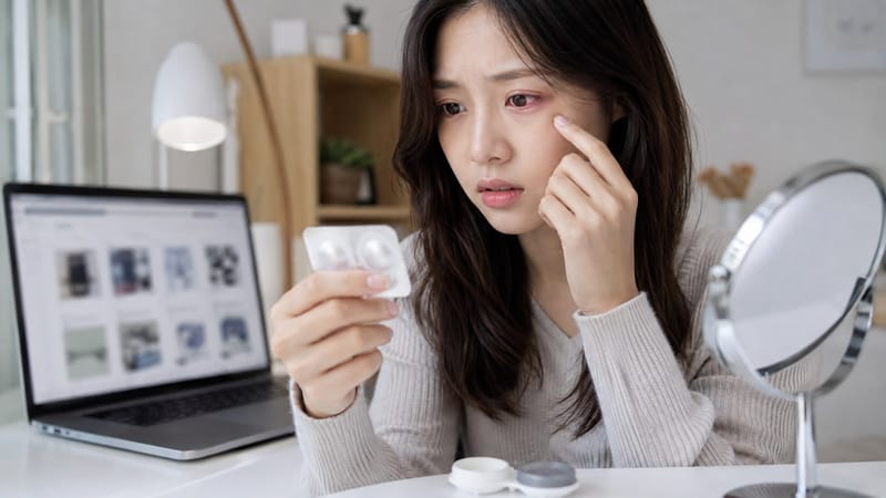 콘택트렌즈 해외직구 주의보, 불법 판매·광고 108건 적발