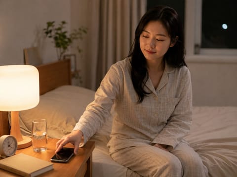 잠들기 전 스마트폰, 수면의 질과 다음 날 집중력까지 흔들 수 있다