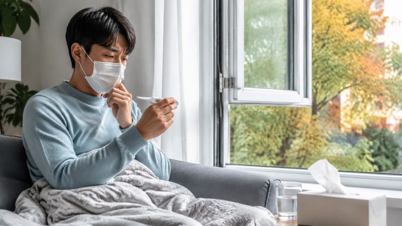 인플루엔자·코로나19 증가세, 환절기 기침과 발열 가볍게 넘기지 말아야