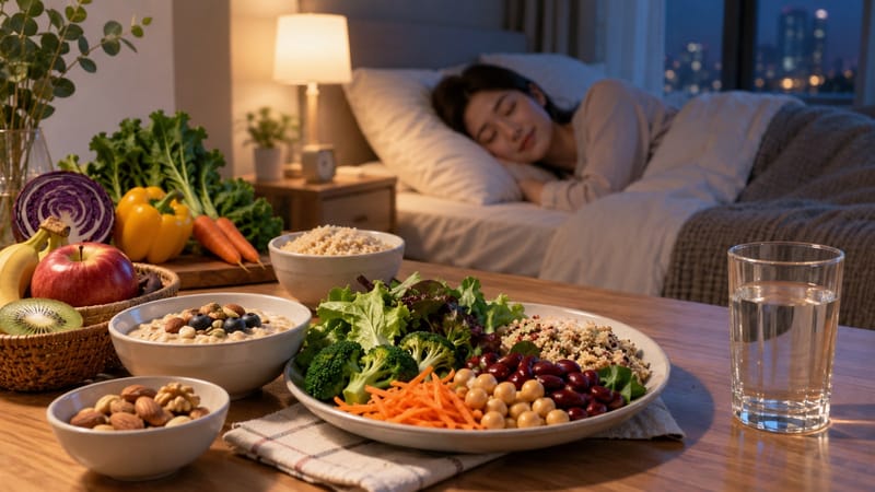 식이섬유 많이 먹은 날 깊은 잠 늘었다, 하루 식단이 그날 밤 수면에 영향