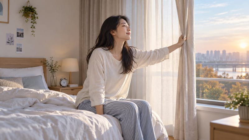 환절기 수면 리듬, 주말 늦잠보다 일정한 기상 시간이 중요