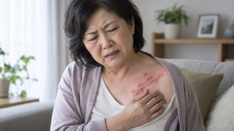 대상포진, 피부 발진만의 병 아니다, 신경통 넘어 혈관·신경계 합병증도 주의