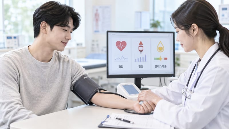 20대 혈관 건강, 증상 없어도 혈압·혈당·콜레스테롤부터 확인해야
