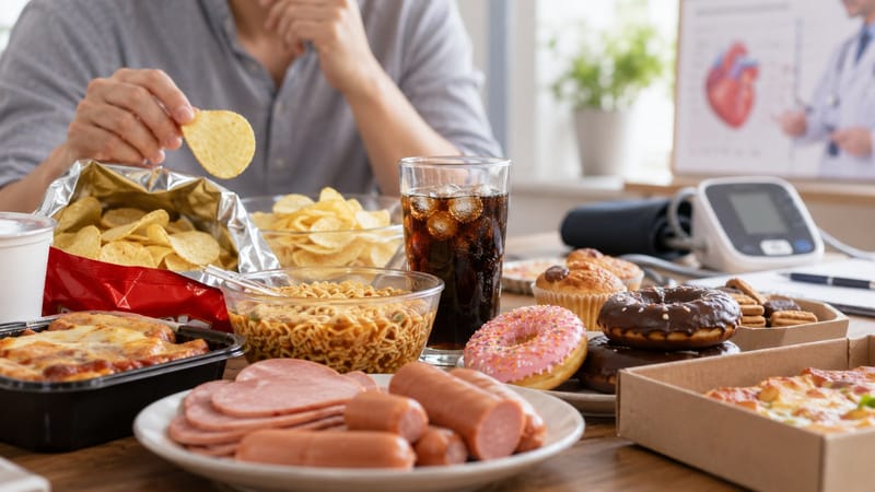 초가공식품 많이 먹는 집단, 동맥경화 위험 높았다, 13만여 명 장기 추적