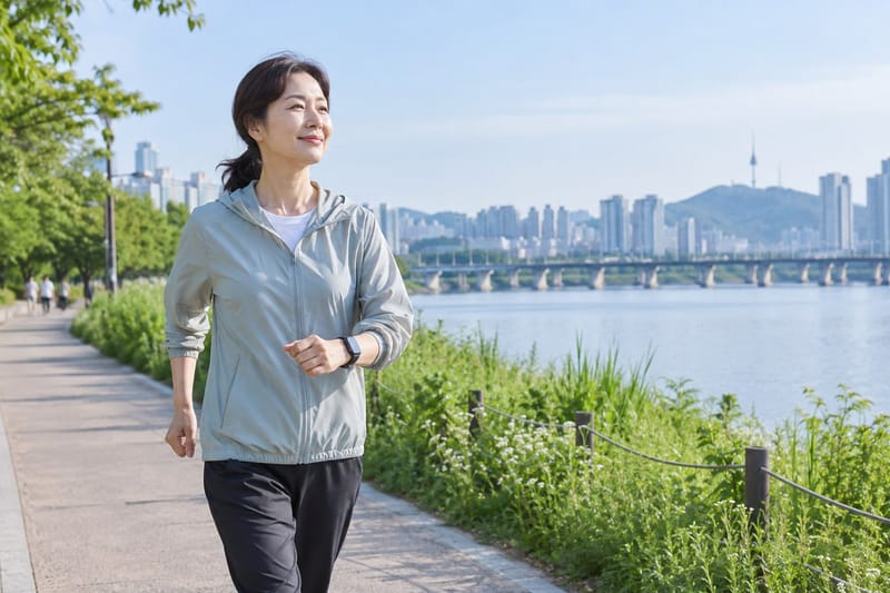 건강생활 관련해서 작성해줘  하루 1만 보 부담된다면 7000보부터, 걷기 운동의 현실적인 건강 기준