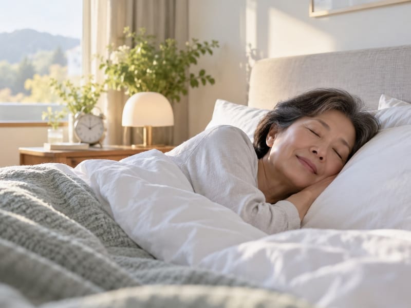 수면 7~8시간이 노쇠 위험 가장 낮았다, 9년 추적 연구 발표