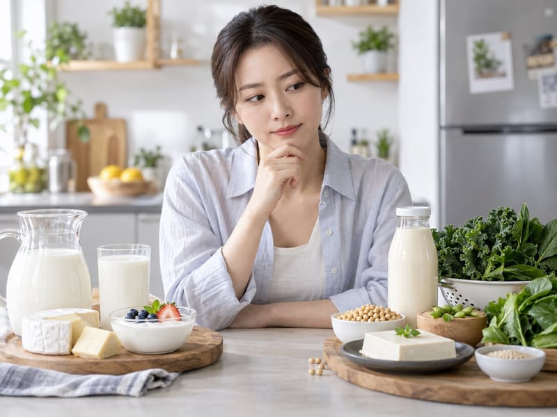 유당불내증이라 유제품 줄였다면, 칼슘 섭취량 함께 확인해야