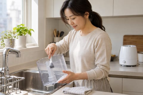 가습기 다시 켜기 전, 물통부터 확인…과도한 습도도 주의
