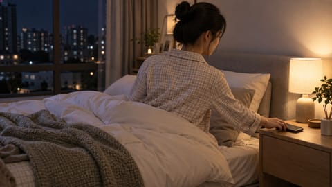 잠들기 어려운 밤이 반복된다면, 수면 시간보다 먼저 살펴볼 것