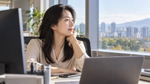 화면을 떠난 눈이 쉴 곳은 휴대전화가 아니다