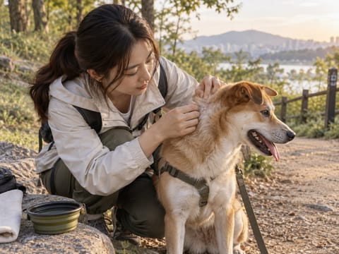 산책 후 무기력·창백한 잇몸 보이는 반려견, 진드기 매개 바베시아증 주의