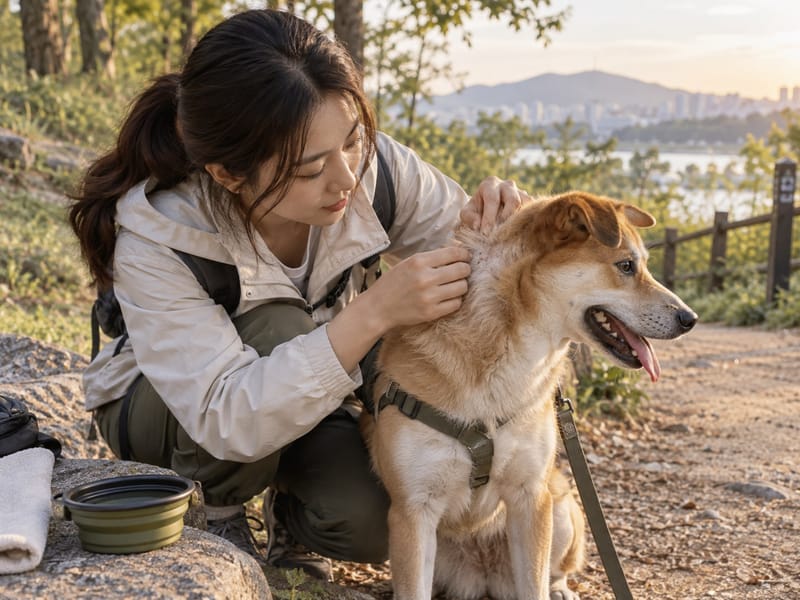 산책 후 무기력·창백한 잇몸 보이는 반려견, 진드기 매개 바베시아증 주의