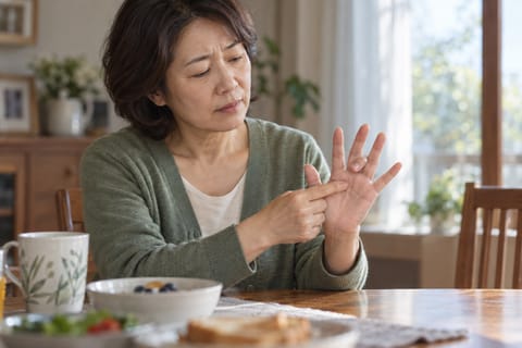 손가락 펼 때 ‘딸깍’ 걸린다면, 아침에 심해지는 방아쇠수지 살펴야