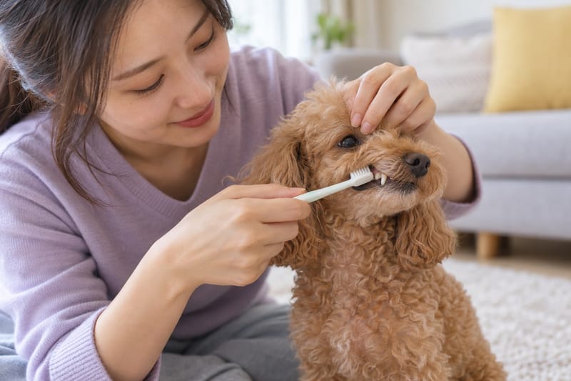 반려견 입 냄새, 잘 먹는다고 괜찮을까, 양치와 구강 점검 함께 해야