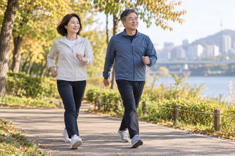 하루 1만 보 부담된다면, 걷는 양과 속도 함께 살펴야