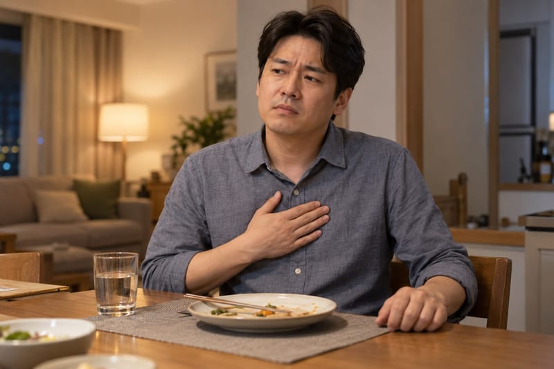 신물 올라오고 가슴 쓰리다면, 반복되는 위식도역류질환 살펴야