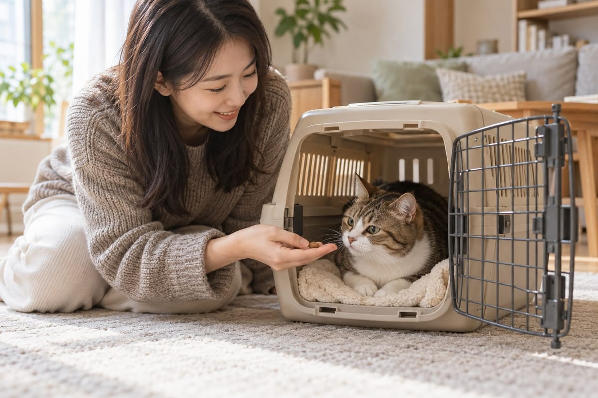이동장만 보면 숨는 고양이, 병원 가는 날보다 평소 적응이 중요