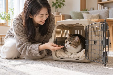 이동장만 보면 숨는 고양이, 병원 가는 날보다 평소 적응이 중요