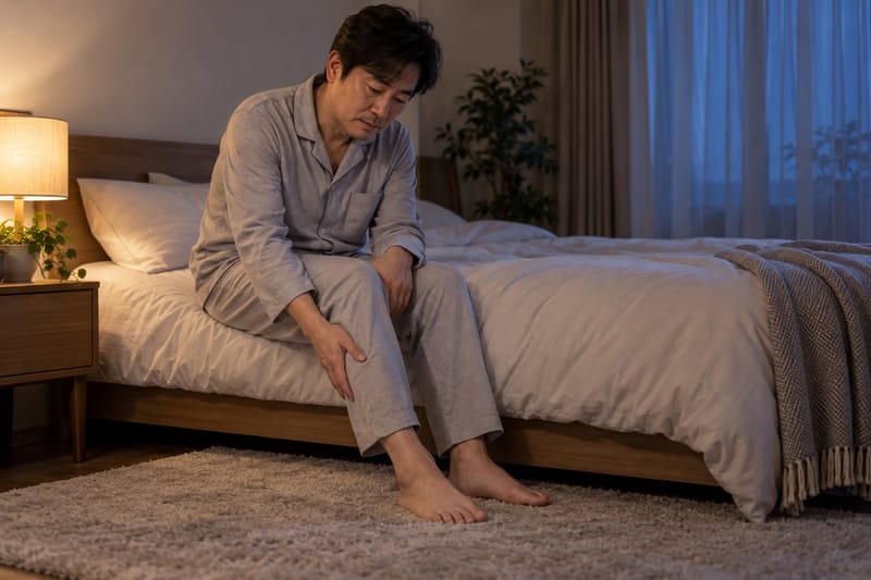 밤마다 다리 불편해 잠 못 든다면, 하지불안증후군 살펴야