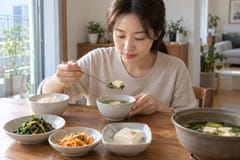 덜 짜게 먹으려면 국물부터, 하루 나트륨은 식탁 전체로 계산해야