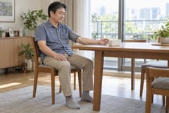 집에서 잰 혈압이 들쭉날쭉하다면 측정 자세부터 확인하세요