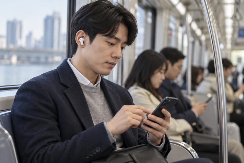 출퇴근길 키운 이어폰 볼륨, 귀는 소음에 익숙해지지 않는다