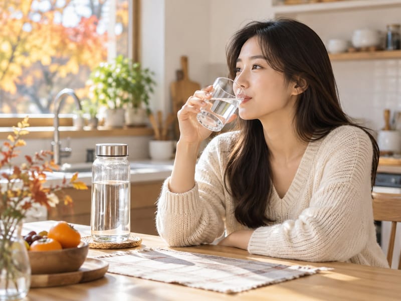가을철 갈증을 놓치지 않는 수분 섭취 습관