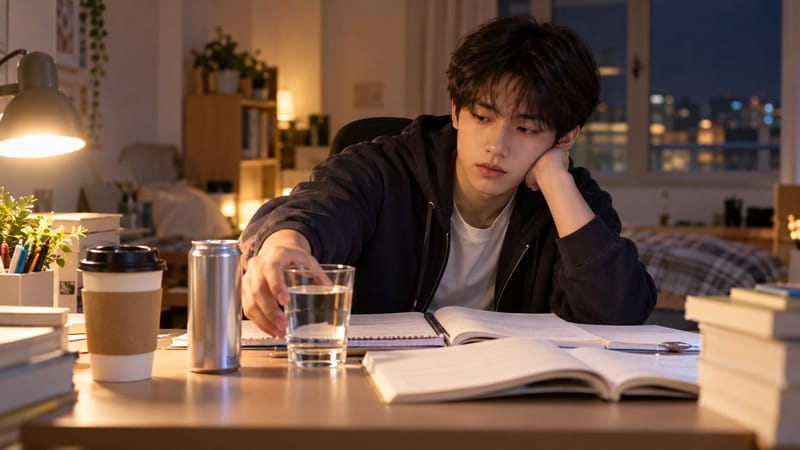 시험 앞두고 매일 마시는 에너지음료, 집중력보다 수면 건강 먼저 살펴야