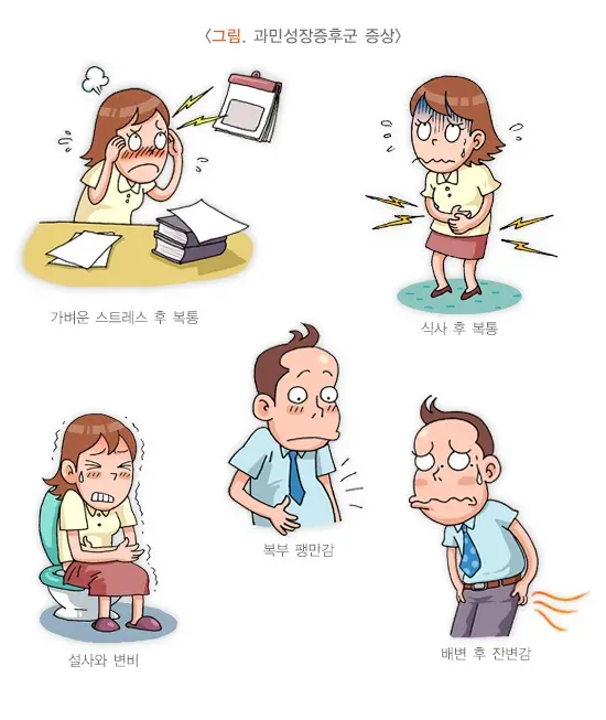 과민성장증후군 증상 설명 이미지 1