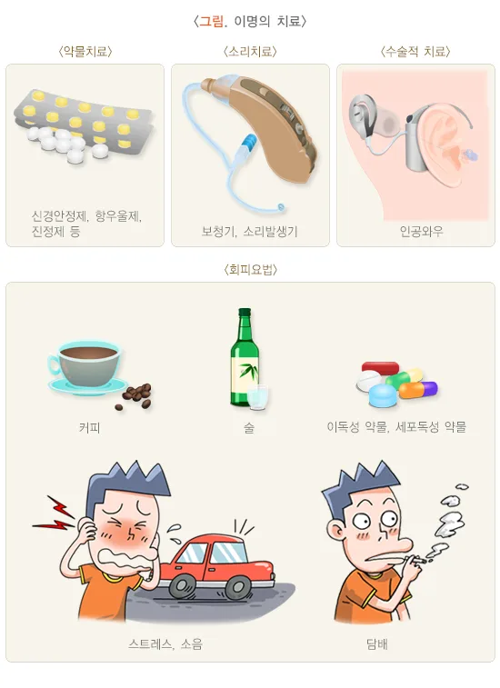 이명 비약물 치료 설명 이미지 1