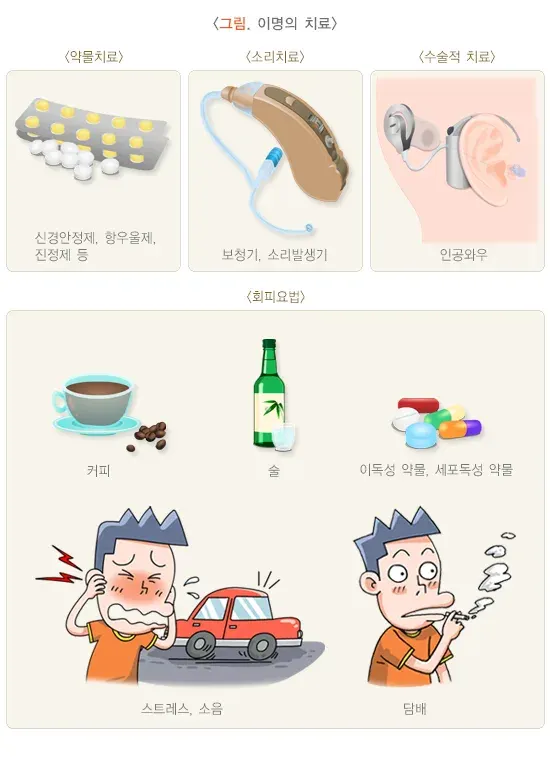 이명 비약물 치료 설명 이미지 1