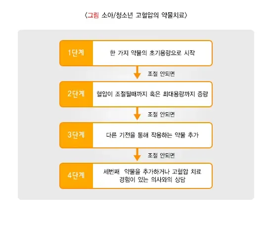 소아청소년기고혈압 약물 치료 설명 이미지 1