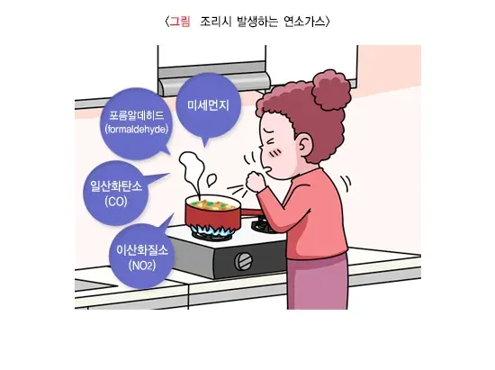 생활 속의 연소가스 발생원/원인 설명 이미지 1
