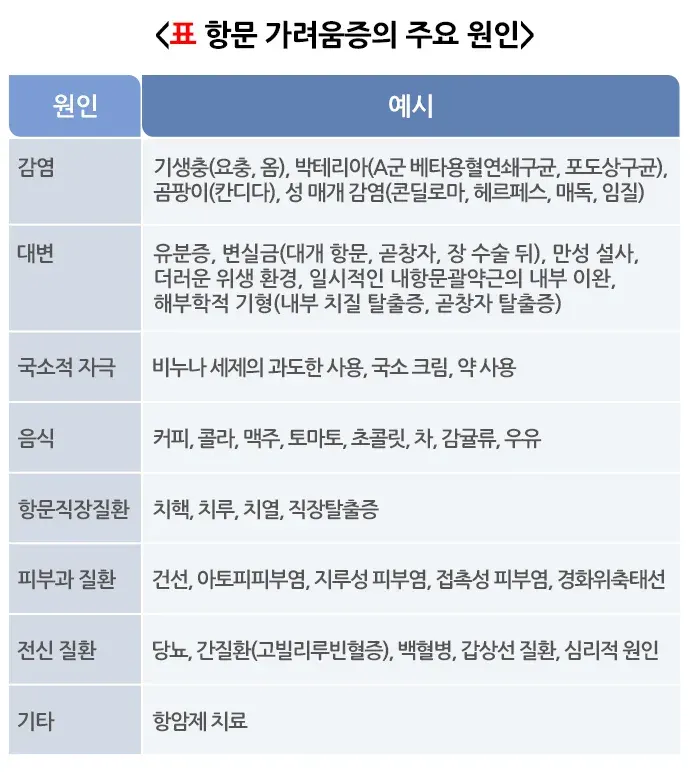 항문 가려움증 원인 설명 이미지 5