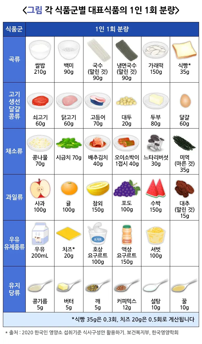 식이영양 일반적 실천 방법 설명 이미지 2