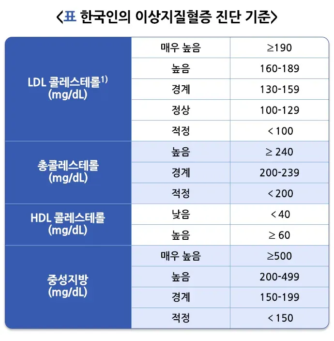 지질 검사 검사 결과 해석 설명 이미지 1