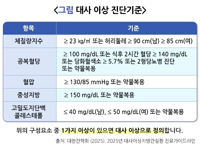 대사이상지방간질환 진단 및 검사 설명 이미지 1