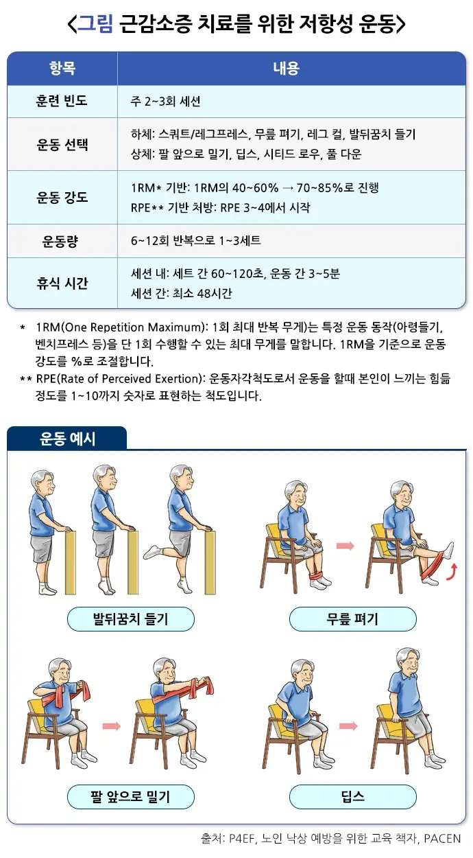 근 손실 치료 설명 이미지 1